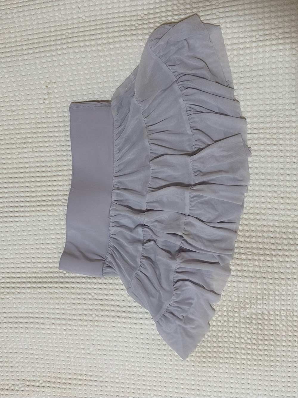 Light Purple Ruffled Mini Skirt - Picture 4 of 4